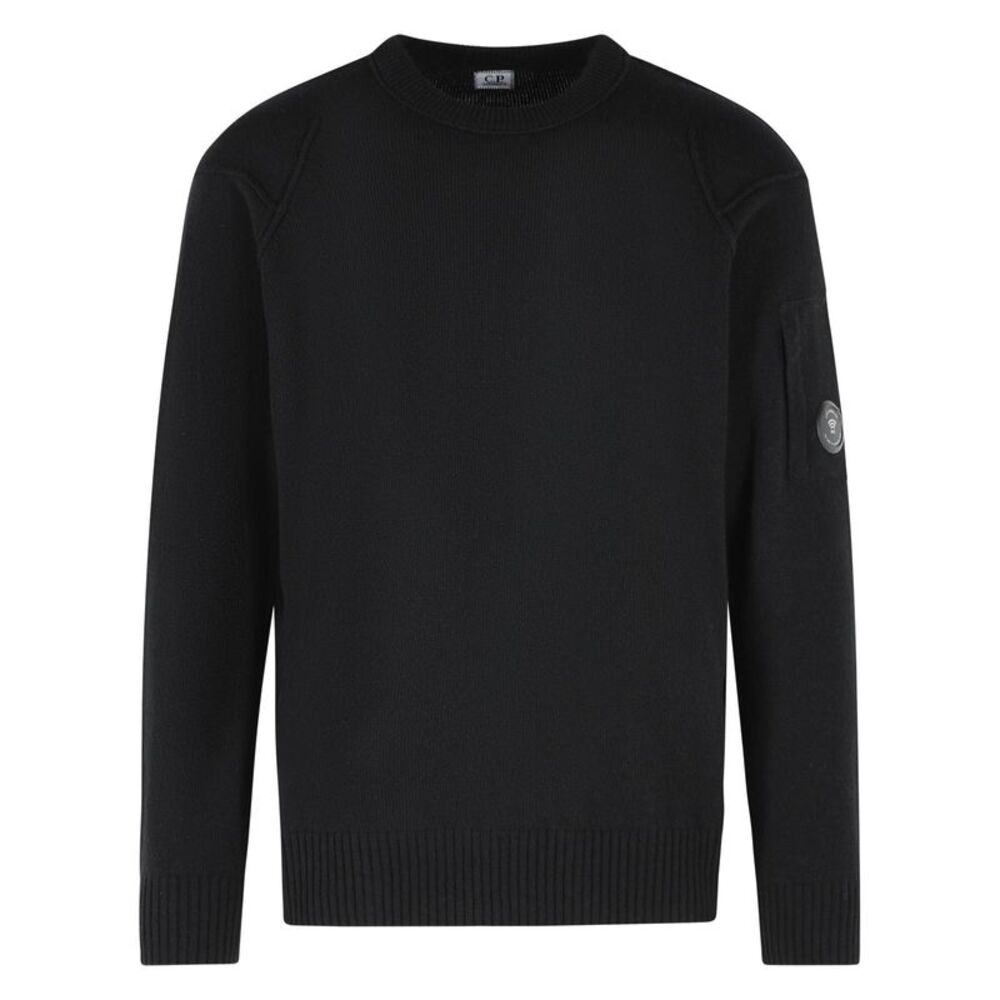 C.P. Company Black Wool Blend Sweater Men